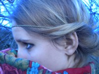 Headband simple chaîne bronze 10€